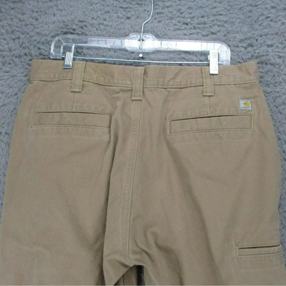 Carhartt Pants Mens 36x34 Brown Cotton Mid Rise Relaxed Fit Twill Work - Picture 10 of 16